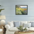 thumbnail image 2 of Stupell Industries Vivid Wildflower Beach Black Framed Floater Canvas Wall Art design by Petal Prints Design, 17 x 21, 2 of 9
