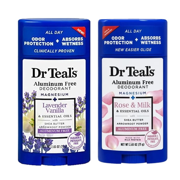 Set de desodorante de regalo Dr. Teal's Vanilla Lavender & Rose, 150 ml