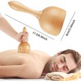 thumbnail image 7 of Wood Therapy Massage Tools Wooden Massager Body Sculpting Tools Lymphatic Drainage Massager, for Maderoterapia, Anti-Cellulite, Body Contouring and Body Shaping Massage, Set of 3, 7 of 7