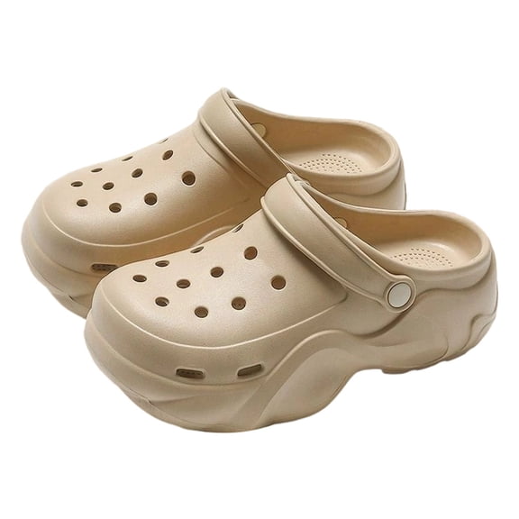 Thick Sole Platform Clogs For Women And Men Unisex Breathable Casual Walking Shoes Lightweight Soft Comfort Slides