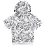 Ecko Unltd Men's Hoodie T-Shirt Hawaiian Tropic Print Short Sleeve Tee (Medium, White)