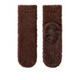 thumbnail image 2 of Mens Cozy Plush Thermal Home Socks Anti-Skid Sole Soft Warm Winter Sleeping Casual Socks Brown One Size, 2 of 7