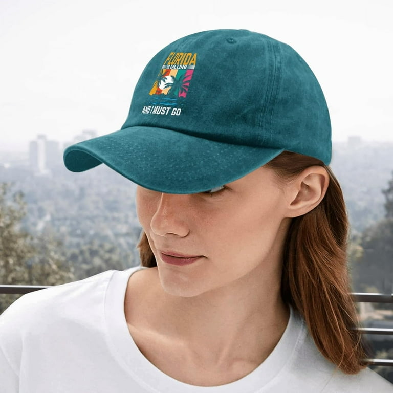 Florida Hats for Men Funny Golf Hats Florida is Calling and I Must Go Funny Baseball Cap for Men Women Walmart