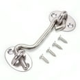 thumbnail image 3 of tooloflife Stainless Steel Cabin Hook Cabin Hook Eye Latch Silver 3 Inch, 3 of 7