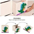 thumbnail image 3 of 2 Pcs Foldable Toy Storage Organizer With Unique Animal Theme Design, Collapsible Storage Organizer Chest Basket Container for Kids, Toddlers, Boys and Girls(13 x 13 x 13 Inch, Tiger & Koala), 3 of 11