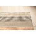 thumbnail image 2 of EORC Stripe/BEIGE Hand Knotted Wool Modern Knotted Strpied Rug, 9' x 12', 2 of 4