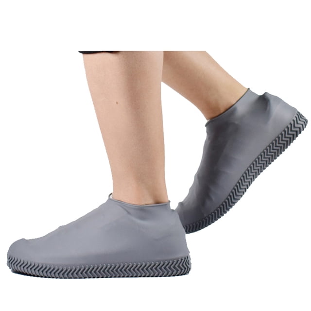 Fundas para zapatos, 1 par de fundas de silicona impermeables para zapatos, fundas de silicona impermeables para zapatos, fundas impermeables para zapatos, para lluvia, instalación sin esfuerzo