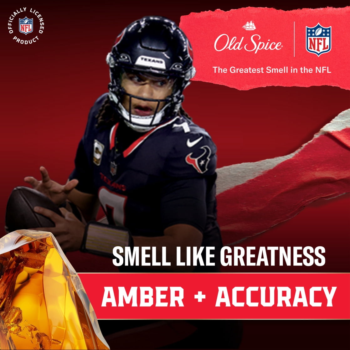 Old Spice Clutch Play C.J. 2-in-1 Shampoo & Conditioner for Men, Old Spice x NFL, Healthy & Full Looking Hair, 21.9 fl oz