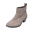 thumbnail image 1 of HBFAGFB Bottines pour Femmes à la Cheville Mode Fermeture Éclair Chaudes Talon Rond Chaussures d'Automne pour Femmes Bottillons Rétro Gris Taille 37, 1 of 3