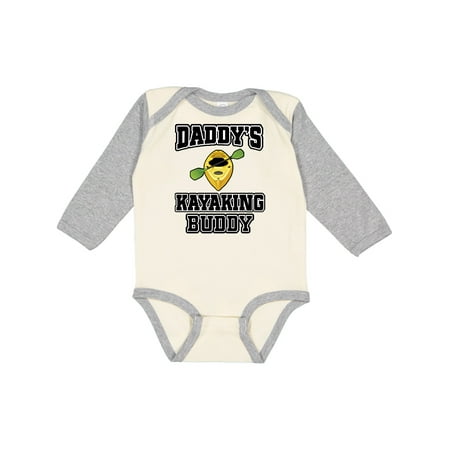 

Inktastic Kayak Gifts Daddy Kayaking Buddy Boys or Girls Long Sleeve Baby Bodysuit