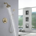 thumbnail image 2 of Pressured Balanced Complete Shower System with Rough-in Valve, Solid Brass Shower Faucet Set, 2 of 5