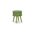 thumbnail image 5 of East West Furniture Nolan 3-Piece Wood King Bedroom Set in White & Clover Green, 5 of 7