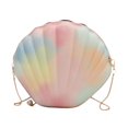 thumbnail image 3 of Bolso bandolera con cadena, bolso de hombro informal a la moda para mujer, para vacaciones, trabajo, compras Multicolor, 3 of 10