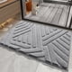 thumbnail image 4 of Alfombrilla absorbente flocada para baño, sencilla, para inodoro doméstico, gruesa, de secado rápido, antideslizante., 4 of 4
