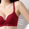 thumbnail image 5 of Gytharion Women's Push Up Bras Solid Color V Neck Adjustable Straps T Shirt Bras Smooth Everyday Underwire Bras, 5 of 7