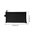 thumbnail image 2 of Transparent Mesh Marker Bag - Large Capacity Student Exam Storage Pouch with Secure Zipper, Waterproof Clear Stationery Organizer for ​​Educational Institution​​ & Office Supplies, 2 of 5