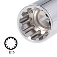 thumbnail image 3 of 1/2-inch Drive E15 Universal Spline Shallow Socket 12-Point Cr-V Steel 2 Pcs, 3 of 4