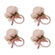 thumbnail image 1 of Juego de Servilleteros de Flores Artesanales Servilleteros Florales para Decoración de Mesa de Boda Anillo de Perlas de Flor Rosa ANGGREK Otros, 1 of 8