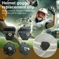 thumbnail image 3 of Sioweci Football Visor Clips Helmet Fasteners Accessories Football Visors Replacement Screws Helmet Repair Kit 2pcs, 3 of 13