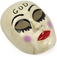 thumbnail image 2 of The Purge GOD Horror Killer Máscara Disfraz de Halloween Embrujado JAMW Sencillez, 2 of 5