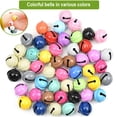 thumbnail image 2 of 10-50pcs 17mm colorful Jingle Bells Iron Pendants Hanging Christmas Tree Ornaments Christmas Decorations Party DIY, 2 of 5