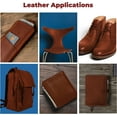 thumbnail image 6 of ELW Grass Fed Leather 8-10 oz. 3-4mm Heavy Duty Pre-Cut 15-18 SQ FT Whiskey Brown Full Grain Cowhide for Tooling, Carving, Holsters, Belts, Bags, Boots, Shoes, Repair, Knife Sheaths, Furniture, 6 of 7