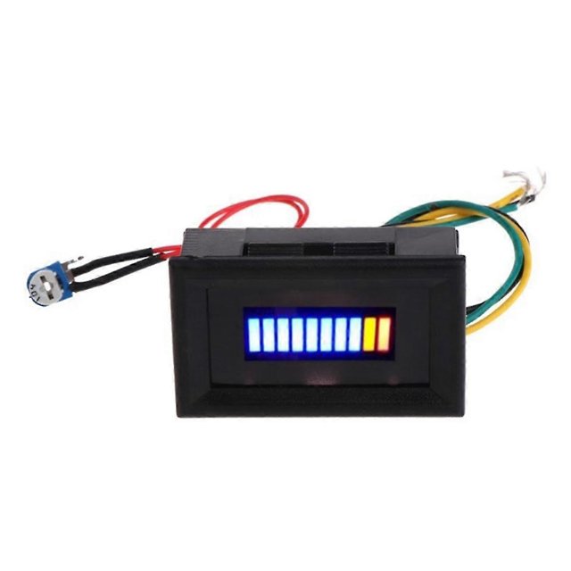 Fuel Level Gauge Indicator 12V Universal Motorcycle Car Oil Scale Meter LED Oil Fuel Level Gauge In