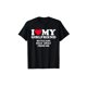 thumbnail image 2 of Playera Hombre The LabelMen's Casual Short Sleeve Crew Neck "I Love My Hot Girlfriend" T-Shirt for Summer and Spring Clothing Tee For Adult, Men, Women, Teen, Teenager, Adolescent, YouthFather's Day, 2 of 8