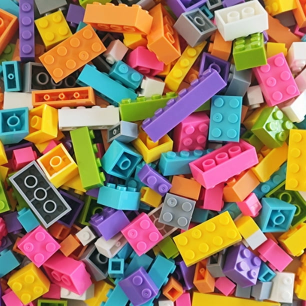 Lote de bloques de construcción de 120/240 Uds., paquete de ladrillos clásicos de ciudad clasificados por bloques de colores, placa de juguete creativo Compatible con,mixed color 3