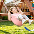 thumbnail image 6 of KINSPORY Outdoor Playground Swing Seat Set with 66-Inch Coated Chain, Sensory Swing, Snap Hooks, Hanging Straps, 6 of 6