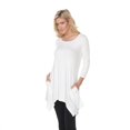 thumbnail image 1 of 1302-07-M Tunique pour Femmes Makayla, Blanc - Moyen, 1 of 1