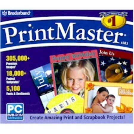 Broderbund Printmaster 18 [windows Xp/vista/windows (Best Programs For Windows Xp)