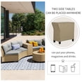 thumbnail image 6 of Highsound 9 Piece Patio Furniture Sectional Set, Outdoor All-Weather PE Rattan Wicker Conversation Set, Garden Sofa Set with Coffee Table and Couch Cushions, 6 of 14