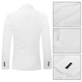 thumbnail image 4 of Mens Solid Color Slim Fit Business Casual Blazer, 4 of 4