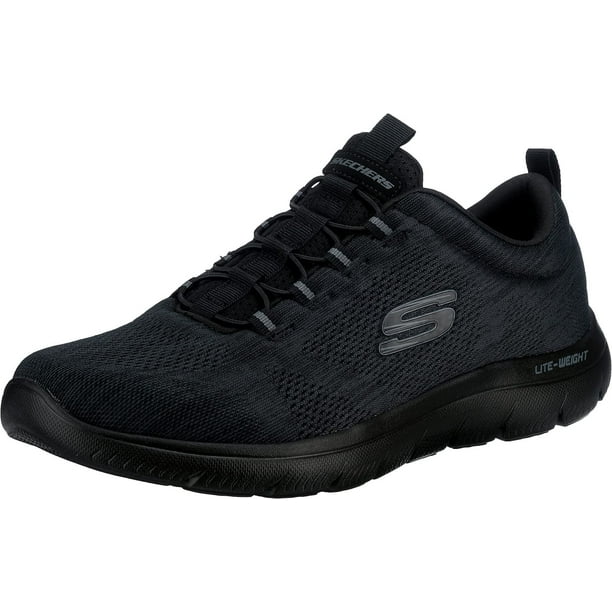 Zapatos Skechers Summits Louvin para hombre, color negro, talla 9.5