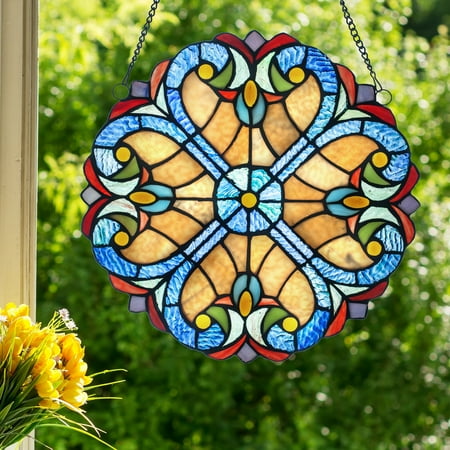 - River of Goods Halston Stained Glass Window Panel