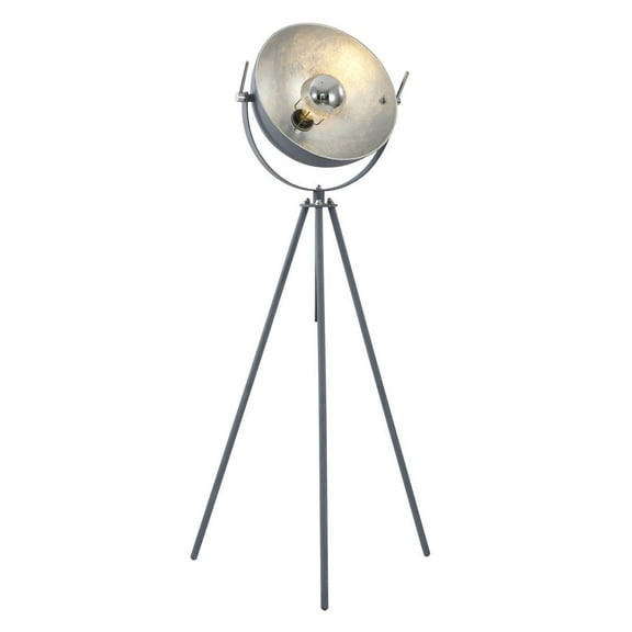 Bethel International Floor Lamp Chrome Metal