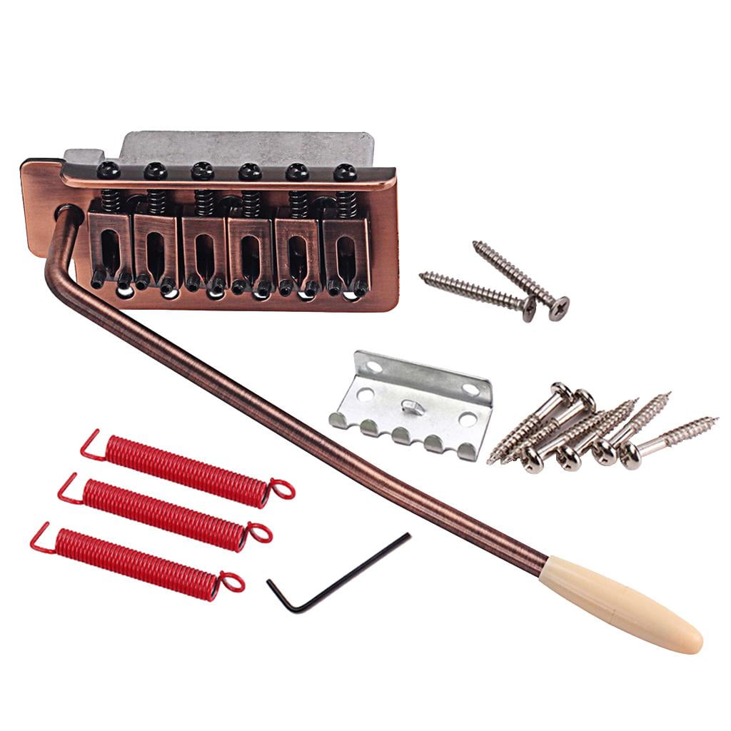 LeeQinersw Set of Guitar Tremolo Bridge for FD SQ ST Electric Guitar Replacement Parts
