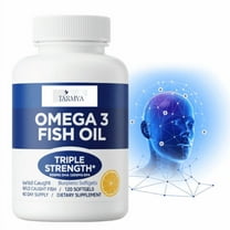 Tarmya Wild Caught Omega 3 Fish Oil – 120 Softgels | High-Potency EPA & DHA | Heart, Brain & Joint Support