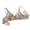 Gold, variant on Wireless Everyday Bra Women Fashion Printed Comfortable Hollow Out Bra Underwear No Underwire Regular Size Female Spaghetti Strap Bra, Style 12014, Gold 44B