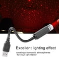 thumbnail image 4 of USB LED  Lights, Adjustable Car Roof Starry Sky Light USB Romantic Ambient Projector Decorative Lamp Red Light, 4 of 8