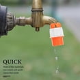 thumbnail image 4 of Luxshiny RV Quick Connect Fittings for Car Washing and Pool Filling Orange Plastic Homeowners 1Pcs, 4 of 8