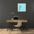 thumbnail image 3 of Hartworks 20x20 White Modern Wood Framed Museum Art Print Titled - Make Waves II, 3 of 4