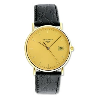 Longines Presence Quartz 18k Gold Men's Watch, Swiss Movement