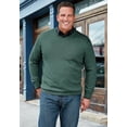 thumbnail image 2 of KingSize Men's Big & Tall Lightweight V-Neck Sweater, 2 of 4