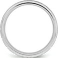 thumbnail image 2 of Sterling Silver Rhodium-Plated 6mm Brushed Fancy Band Size 10.5 Made In United States qwb110brh-10.5, 2 of 5