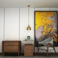 thumbnail image 1 of Vanity Art Modern 1-Light Mini Pendant Lighting in Satin Gold with Same Color Metal Shade Farmhouse Hanging Lamp Single Ceiling Light Fixture for Kitchen Island, Dining Room MS208-1SG3, 1 of 3