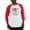 Red/White, variant on CafePress - Stand Back! Baseball Jersey - Cotton Baseball Jersey, 3/4 Raglan Sleeve Shirt