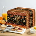 thumbnail image 4 of Xixirimido Aztec Tribe Sunflower Hummingbird Print Toaster Covers Bread Maker Cover, Kitchen Small Appliance Covers, Microwave Toaster Oven Cover Toasters Kitchen Accessories, for 2 Slice, 4 of 7