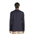thumbnail image 3 of Lands' End Men's Deep Sea Navy Windowpane Sport Coat, 3 of 5